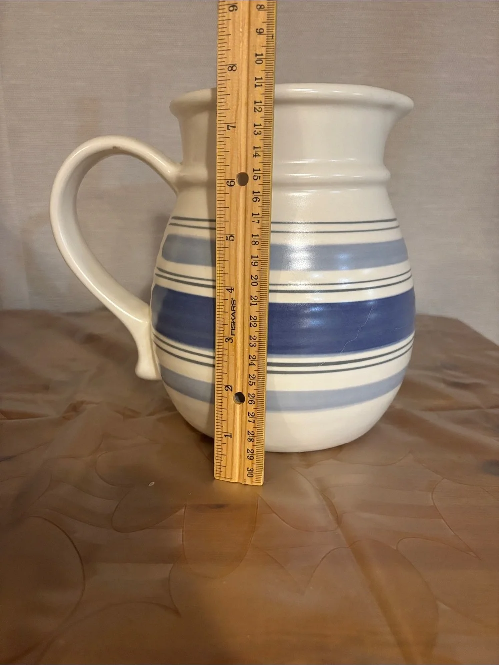 Pfaltzgraff Rio 64-ounce stoneware pitcher,